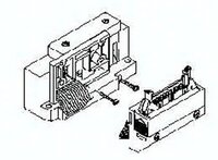 Płyta końcowa strona D SV1000-51D1-14A-00, SMC