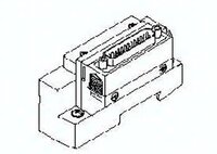 Płyta końcowa strona D do D-Sub SV1000-51D2-33AR-C8, SMC