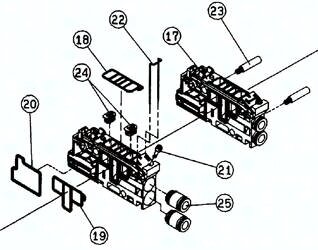 Uszczelka płyty przyłączeniowej VVQ2000-9-2H SMC