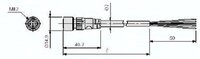 Wtyczka z przewodem EX500-AC010-DN - SMC