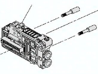 Płyta przyłączeniowa indywidualna VVQC4000-1B-S-C12 SMC
