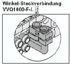 Przyłącze kątowe VVQ1000-F-LM5 SMC