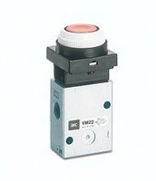 Zawór 3/2 G1/4 sterowany przyciskiem krytym EVM230-F02-33 SMC