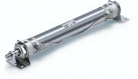 Siłownik okrągły z kołnierzem i magnesem CDM2F20-25Z SMC