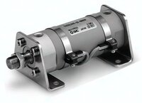 Siłownik okrągły o zmniejszonej długości CG3B N40-100 SMC