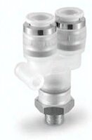 KPQU10-02 SMC Y-Verzweigung mit Gewinde