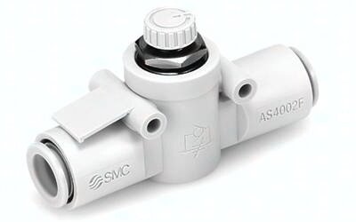 Zawór dławiąco-zwrotny przewodowy wtykowy AS4002F-13 - SMC