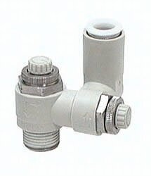 Zawór dławiąco-zwrotny wtykowy podwójny ASD530FG-N03-11S - SMC