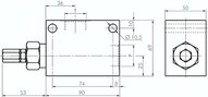 Zawór redukcyjny cisnienia G 3/4", maks. 70 bar, maks. 150 l/min