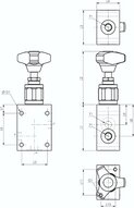 Zawór ogranicznika cisnienia Bosch-Rexroth G 1/2",50 bar/120 l/min