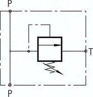Zawór ogranicznika cisnienia Bosch-Rexroth G 1",50 bar/250 l/min