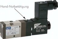 3/2-drogowy zawór elektromagnetyczny M 5 zamkniety (NC), 24 V AC