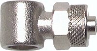 Zawór mini sterowany dźwignią 3/2 G 1/4-8x6, złączka skręcana, zasilanie od złączki
