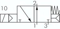 Elektrozawór 3/2 G 1/4 (NO), 12 V DC