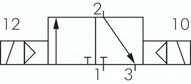 Elektrozawór 3/2 G 1/4 bistabilny, 24 V AC
