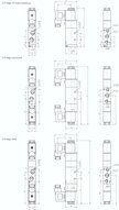 Elektrozawór 5/3 G 1/4, w poł. środkowym odcięty, 230V AC