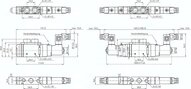 Elektrozawór 5/2 G 1/4 (odpowietrzenie G 1/8) powrót powietrzem, 12 V DC