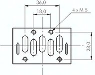 Elektrozawór 5/2 ISO 1, powrót powietrzem i sprężyną, 230 V AC