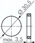 Zawór mechaniczny 3/2 G1/8, przełącznik pokrętny