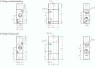 Zawór pneumatyczny 3/2 G1/4 (sterowanie G1/8), bistabilny