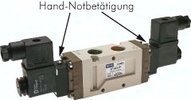 5/2-drogowy zawór elektromagnetyczny G 3/8" Zawór impulsowy, 115 V AC