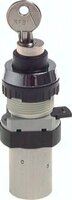 Zawór do montażu tablicowego 5/2 M5, otwór 30 mm, przycisk z zamkiem