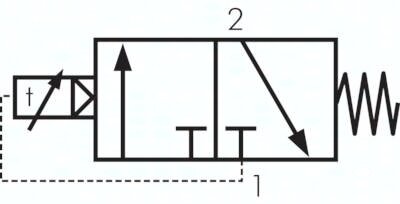 Zawór czasowy 3/2 M5, 20 - 300 sekundy