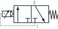 Zawór czasowy 3/2 M5, 20 - 300 sekundy