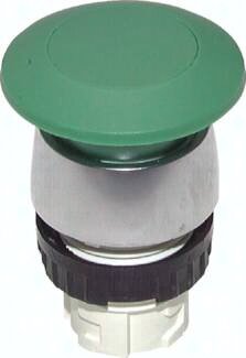 Przycisk grzybkowy czarny do zaworów T 22, otwór D22.5 mm
