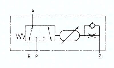Zawór czasowy precyzyjny 3/2 G 1/8", 1 - 20 s