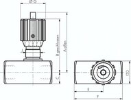Zawór dławiący hydrauliczny G 1"