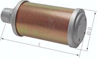 Tlumik wysokiej wydajnosci G 3/4" (PN 10 bar)
