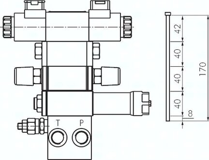 Sruba cylindryczna DIN 912 dla zaworów z gwintem NG 6, M 5x180