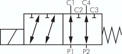 Cewka do zaworu hydraulicznego 6WV38, 12V DC