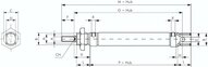 Siłownik dwustronnego działania ISO 6432, D12x40, z magnesem - Airtec