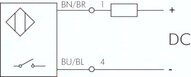 Elektr. wylacznik cylindrowy 3-przewodowy czujnik elektroniczny (PNP)