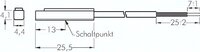 Wylacznik cylindrowy do cylindra SES- LCDQ (Podwójny przewód Reed)