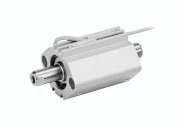 Siłownik krótkoskokowy z dwustronnym tłoczyskiem i magnesem CDQ2WB25-25DCZ SMC