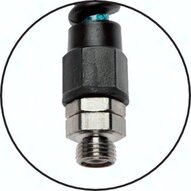 Przewód spiralny, PUR G1/4-9,5x6,3 mm, 7,5 m