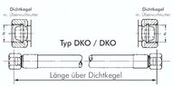 Wąż hydrauliczny 2 SN, DKO/DKO 22 L (M30x2,0), 800mm