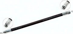 Wąż hydrauliczny 2 SN, DKO/CEL 6 L (M12x1,5), 300mm