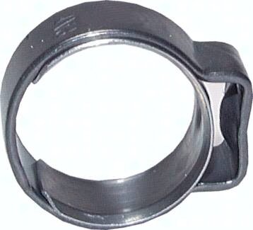 1-uchowa opaska zaciskowa 17,1 - 19,3mm, stal szlachetna
