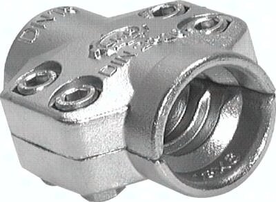 Obejma skorupowa do węży do pary, 32 - 34mm, EN 14423 (DIN2826), stal nierdzewna
