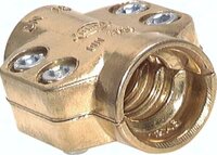 Obejma skorupowa do węży do pary, 24 - 26mm, EN 14423 (DIN2826), mosiądz