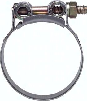 Opaski do sworzni GBS, 20mm, 63 - 68mm, stal nierdzewna
