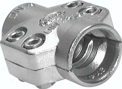 Obejma skorupowa do węży do pary, 53 - 56mm, EN 14423 (DIN2826), stal nierdzewna