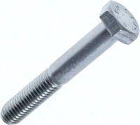 Śruba z łbem sześciokątnym DIN 931, M16x130, stal ocynkowana 8.8