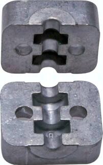 Para do obejm rurowych, Aluminium, 13,7mm (1/4"), wersja lekka