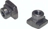 Nakrętka szyn nośnych, wersja ciężka, 10mm, stal ocynkowana