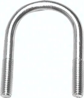 Uchwyt okrągły, M8x48,3mm (1 1/2"), stal ocynkowana